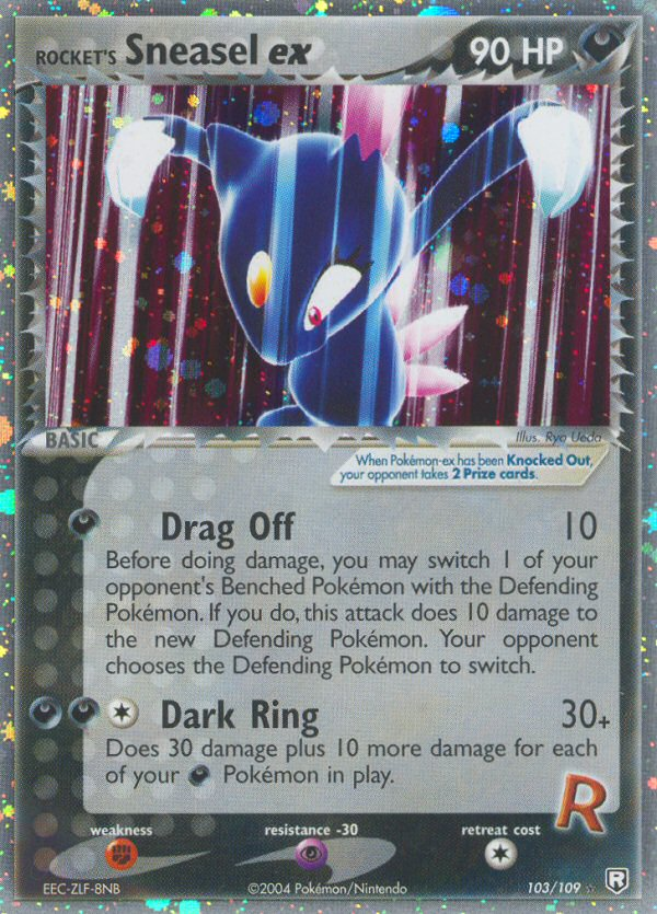 Rocket's Sneasel ex — the most valuable Sneasel card