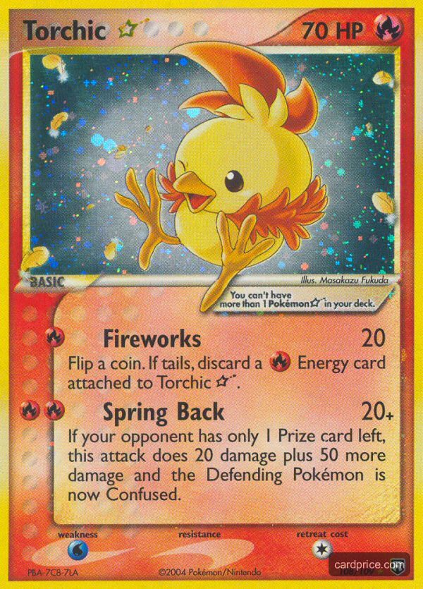 Torchic ★ — the most valuable Torchic card