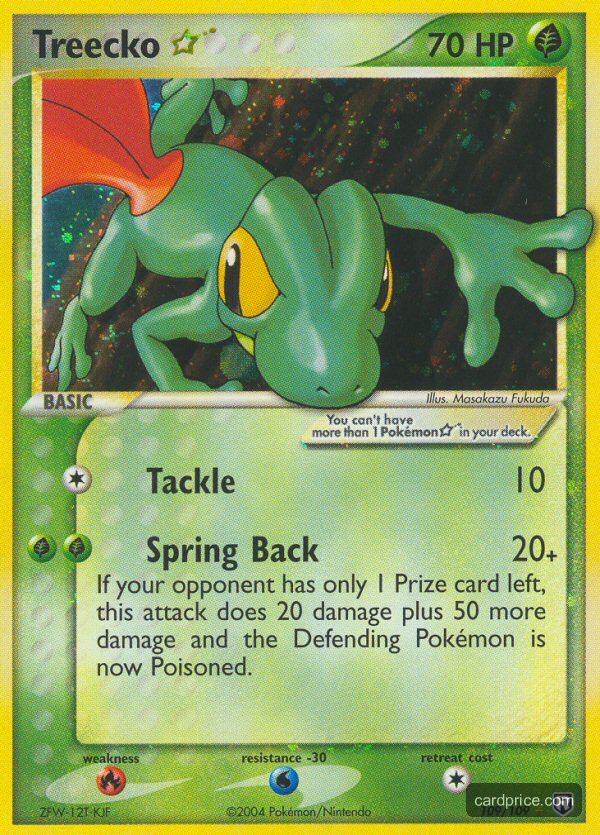 Treecko ★ — the most valuable Treecko card