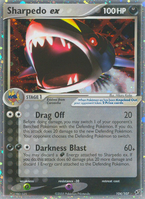 Sharpedo ex — the most valuable Sharpedo card