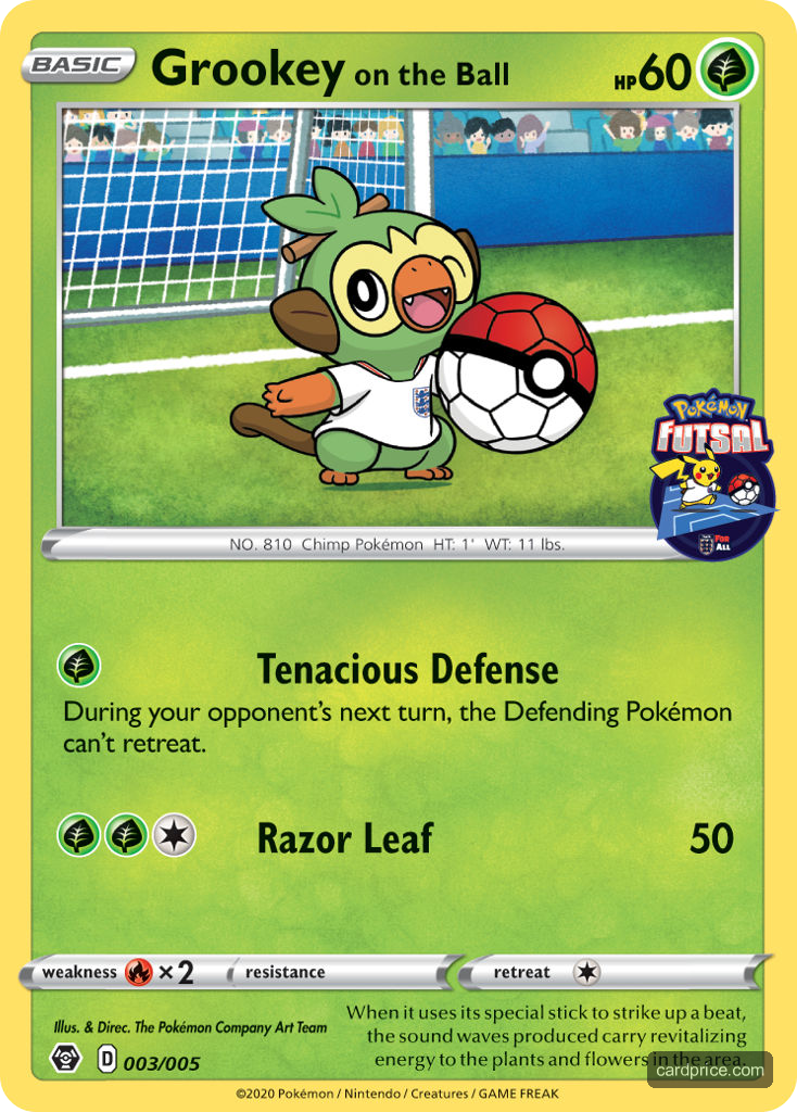 Grookey on the Ball — the most valuable Grookey card