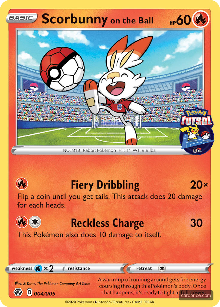 Scorbunny on the Ball — the most valuable Scorbunny card