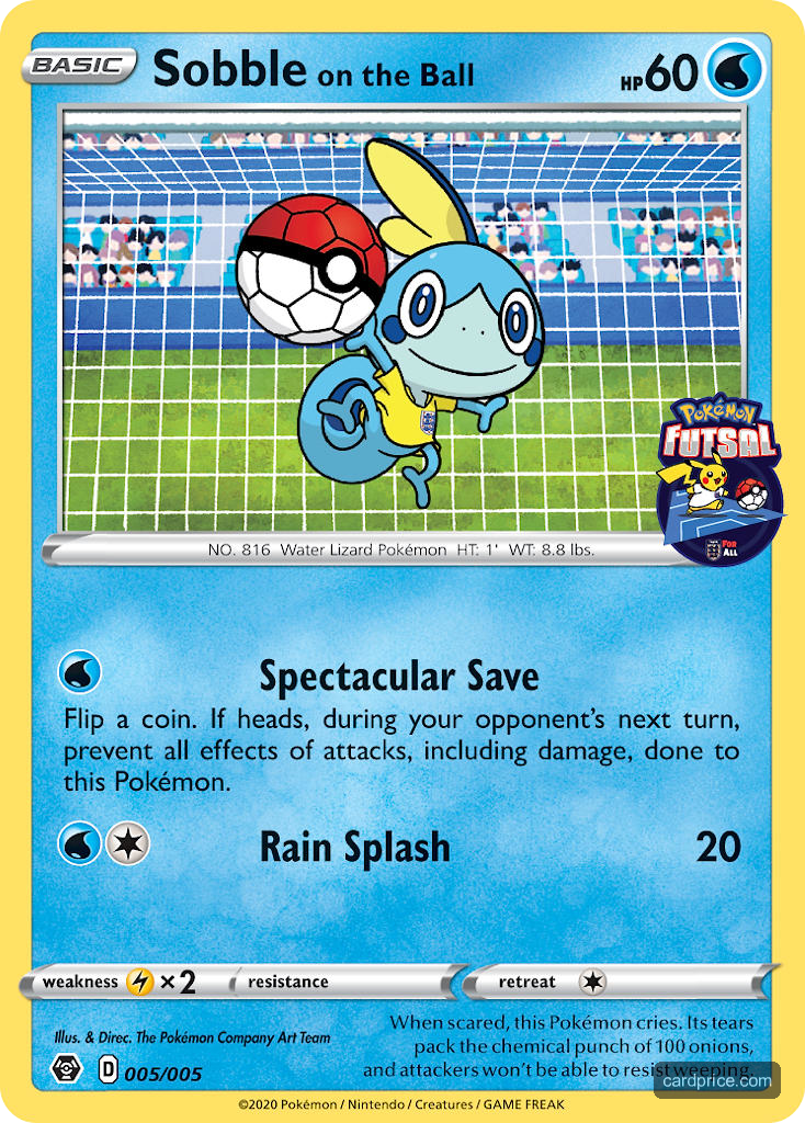 Sobble on the Ball — the most valuable Sobble card