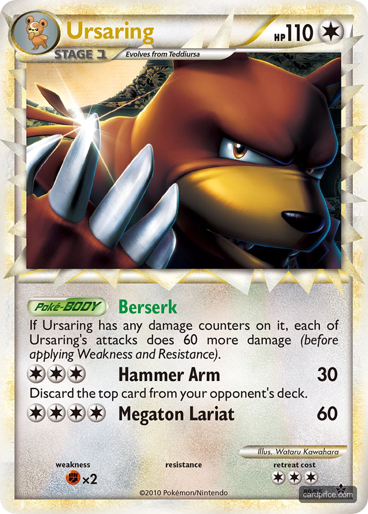 Ursaring — the most valuable Ursaring card