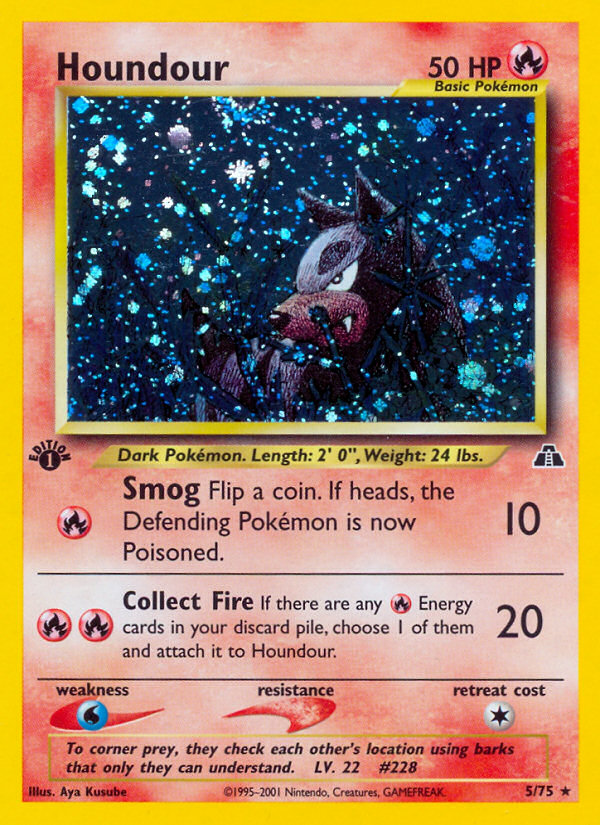 Houndour — the most valuable Houndour card