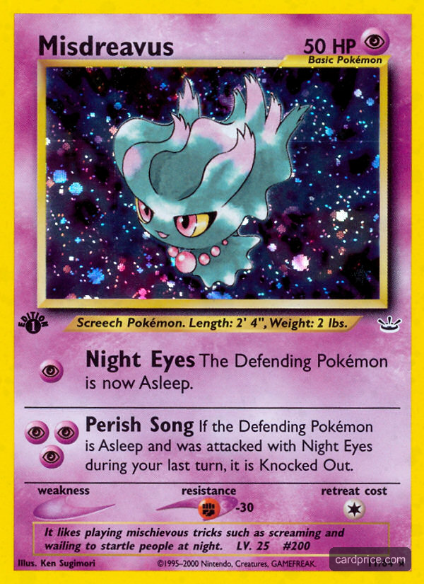 Misdreavus — the most valuable Misdreavus card