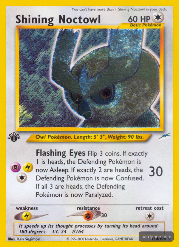 Shining Noctowl — the most valuable Noctowl card