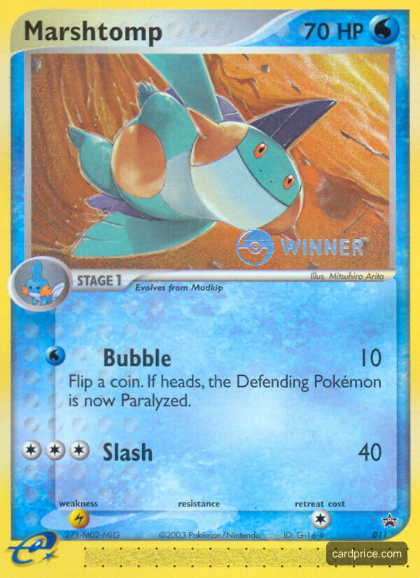 Marshtomp — the most valuable Marshtomp card