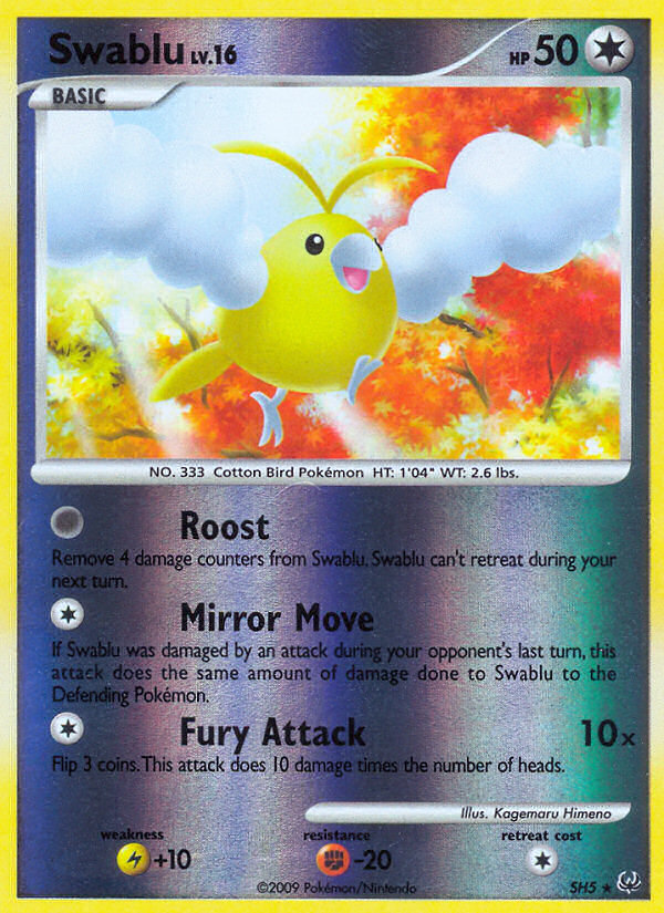 Swablu — the most valuable Swablu card