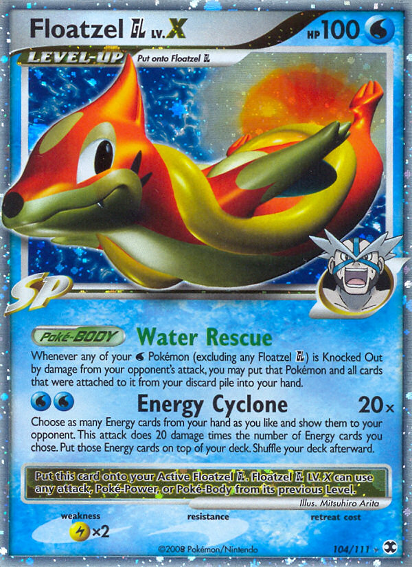 Floatzel GL LV.X — the most valuable Floatzel card