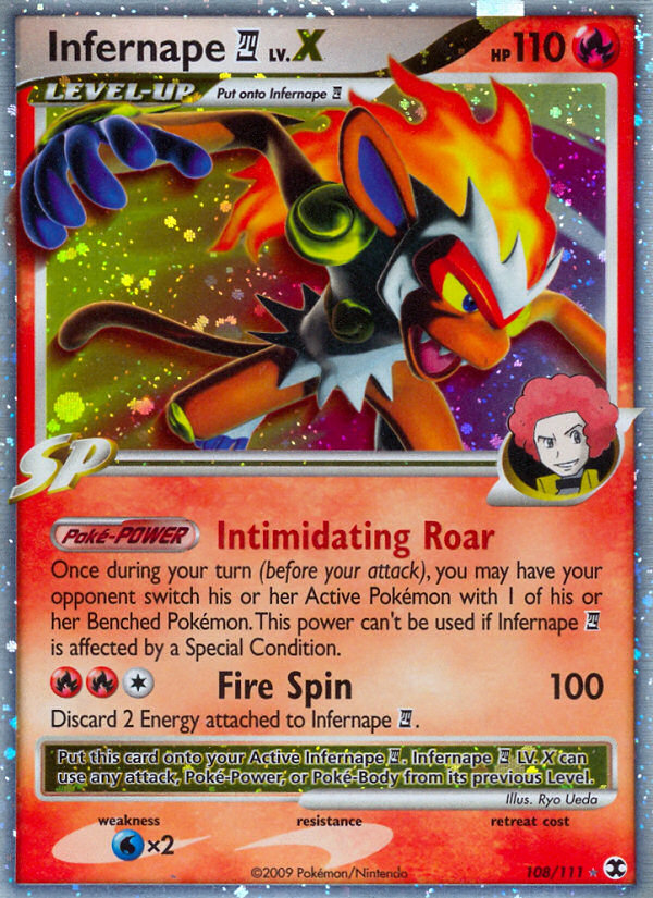 Infernape E4 LV.X — the most valuable Infernape card