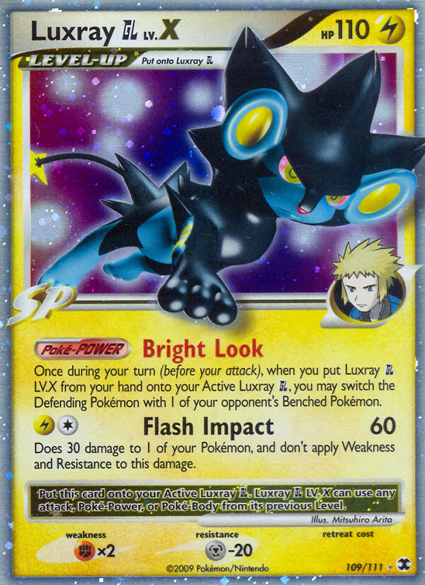 Luxray GL LV.X — the most valuable Luxray card