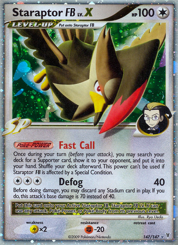 Staraptor FB LV.X — the most valuable Staraptor card