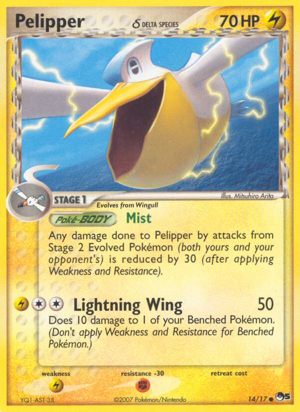 Pelipper δ — the most valuable Pelipper card