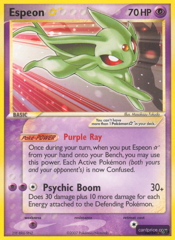 Espeon ★ — the most valuable Espeon card