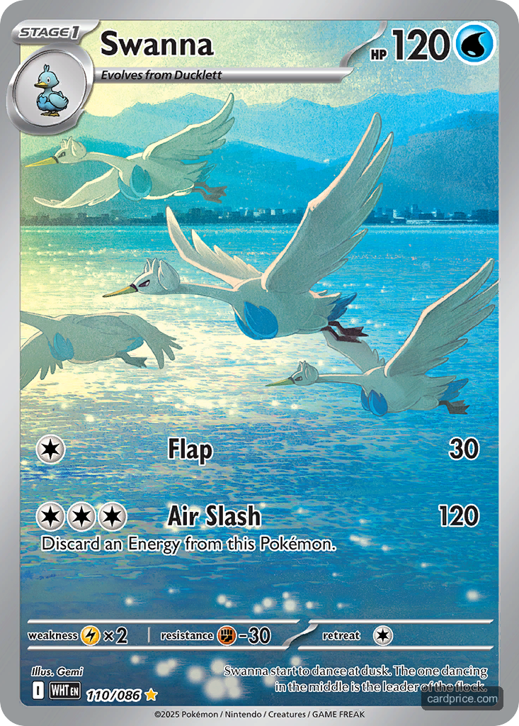 Swanna — the most valuable Swanna card