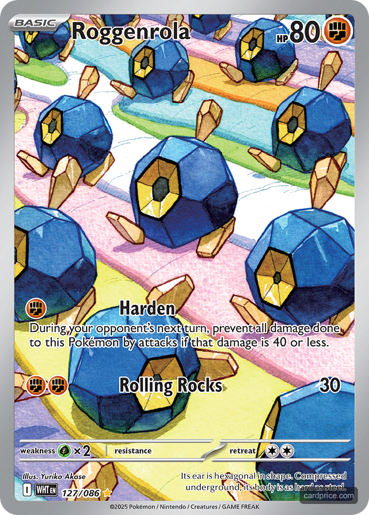 Roggenrola — the most valuable Roggenrola card