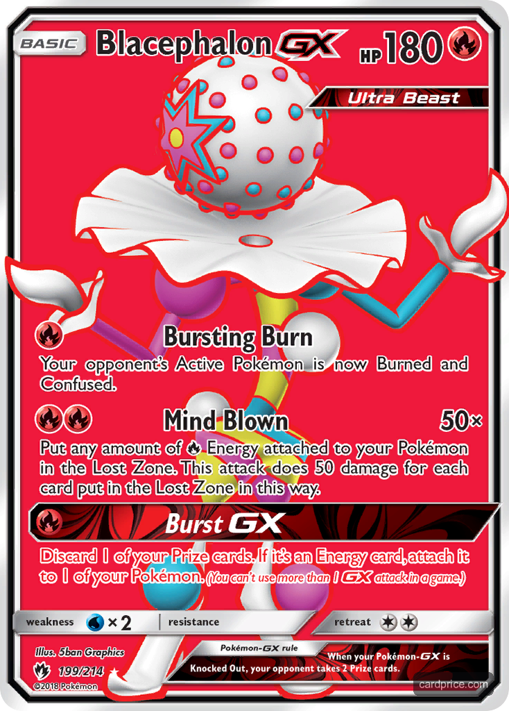 Blacephalon-GX — the most valuable Blacephalon card