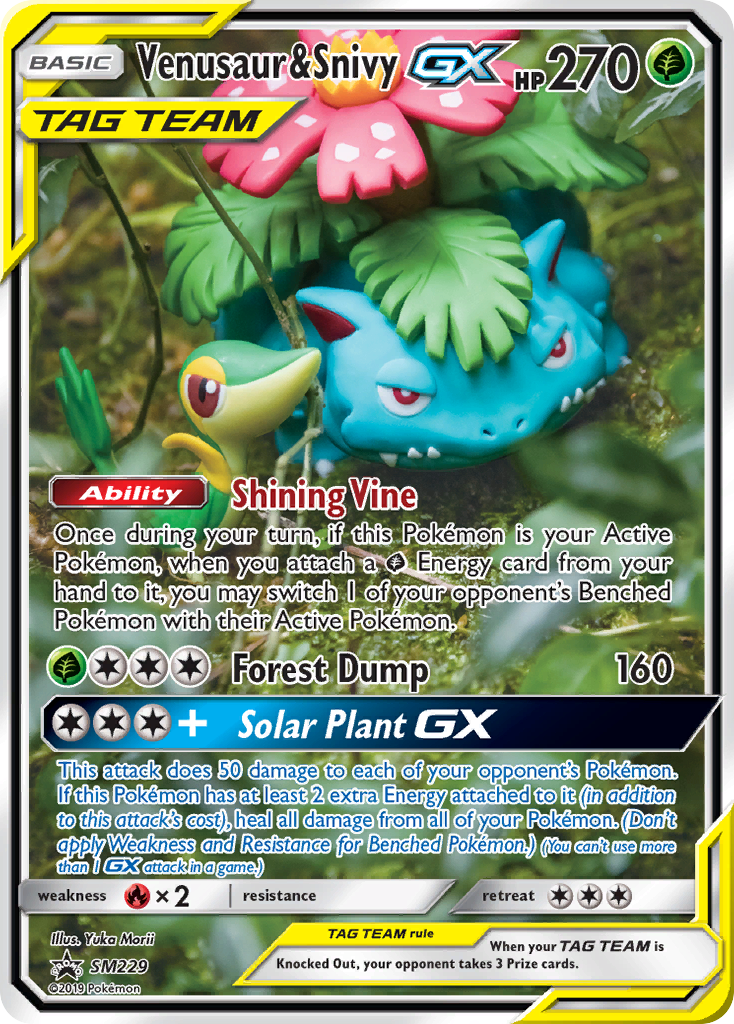 Venusaur & Snivy-GX — the most valuable Snivy card