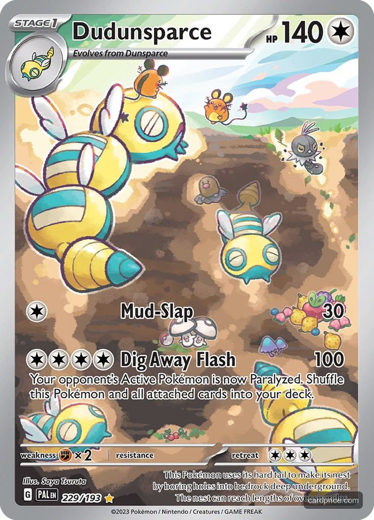 Dudunsparce — the most valuable Dudunsparce card