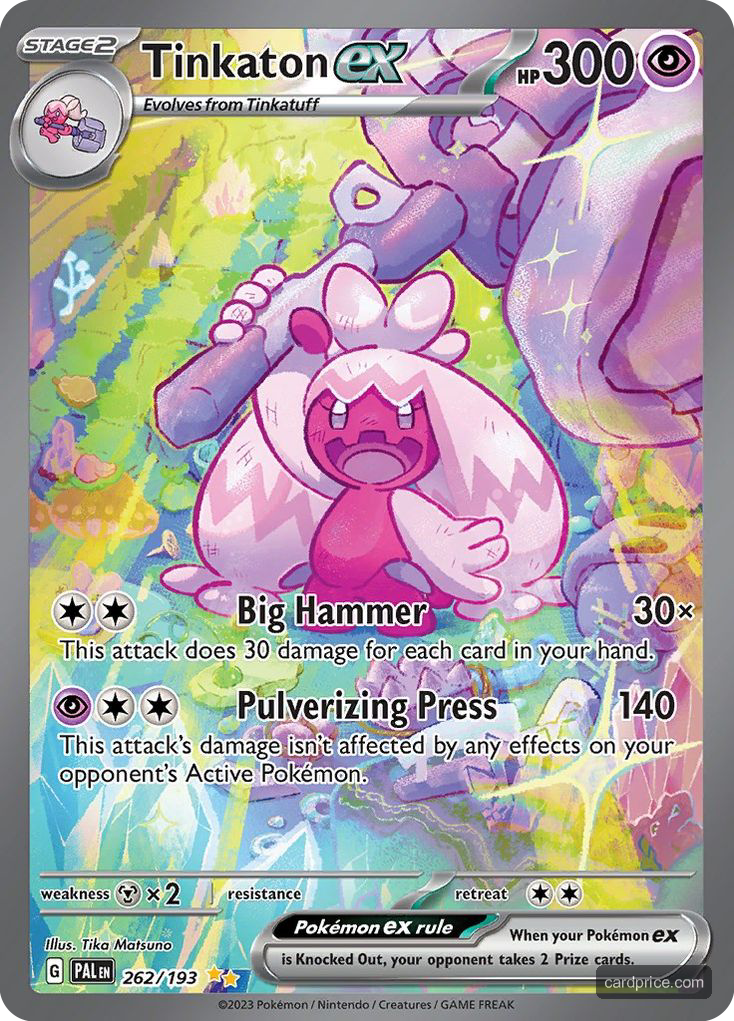 Tinkaton ex — the most valuable Tinkaton card