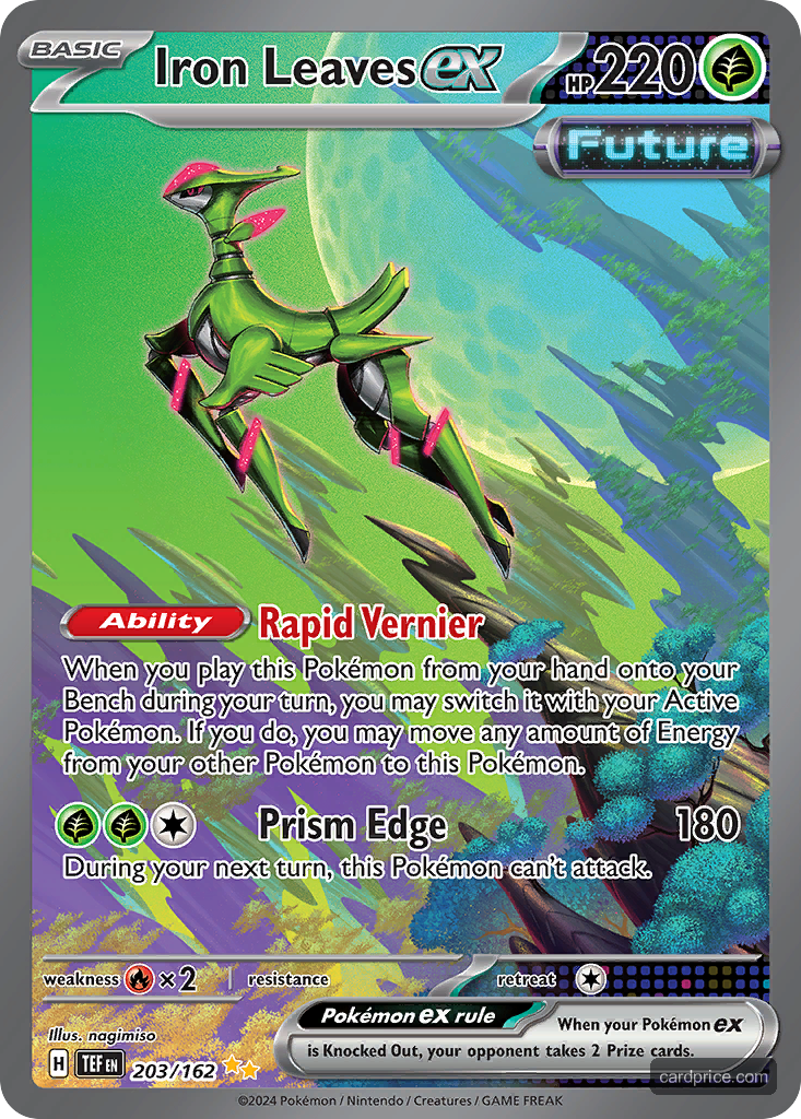 Iron Leaves ex — the most valuable Iron Leaves card