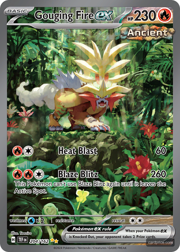 Gouging Fire ex — the most valuable Gouging Fire card