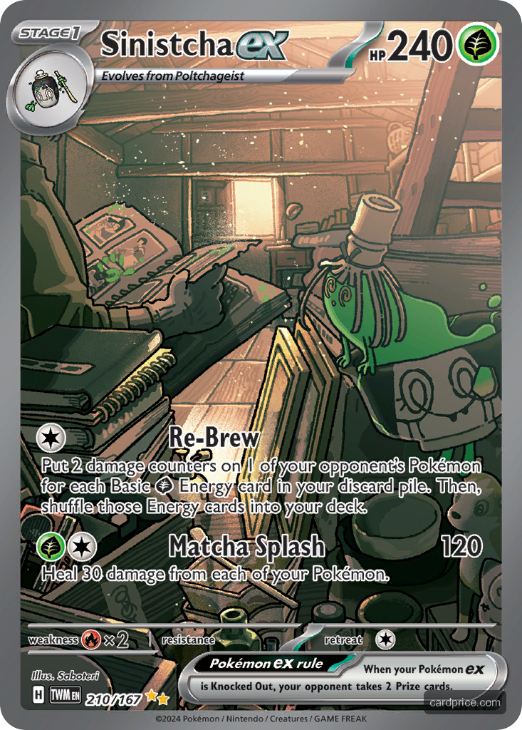 Sinistcha ex — the most valuable Sinistcha card