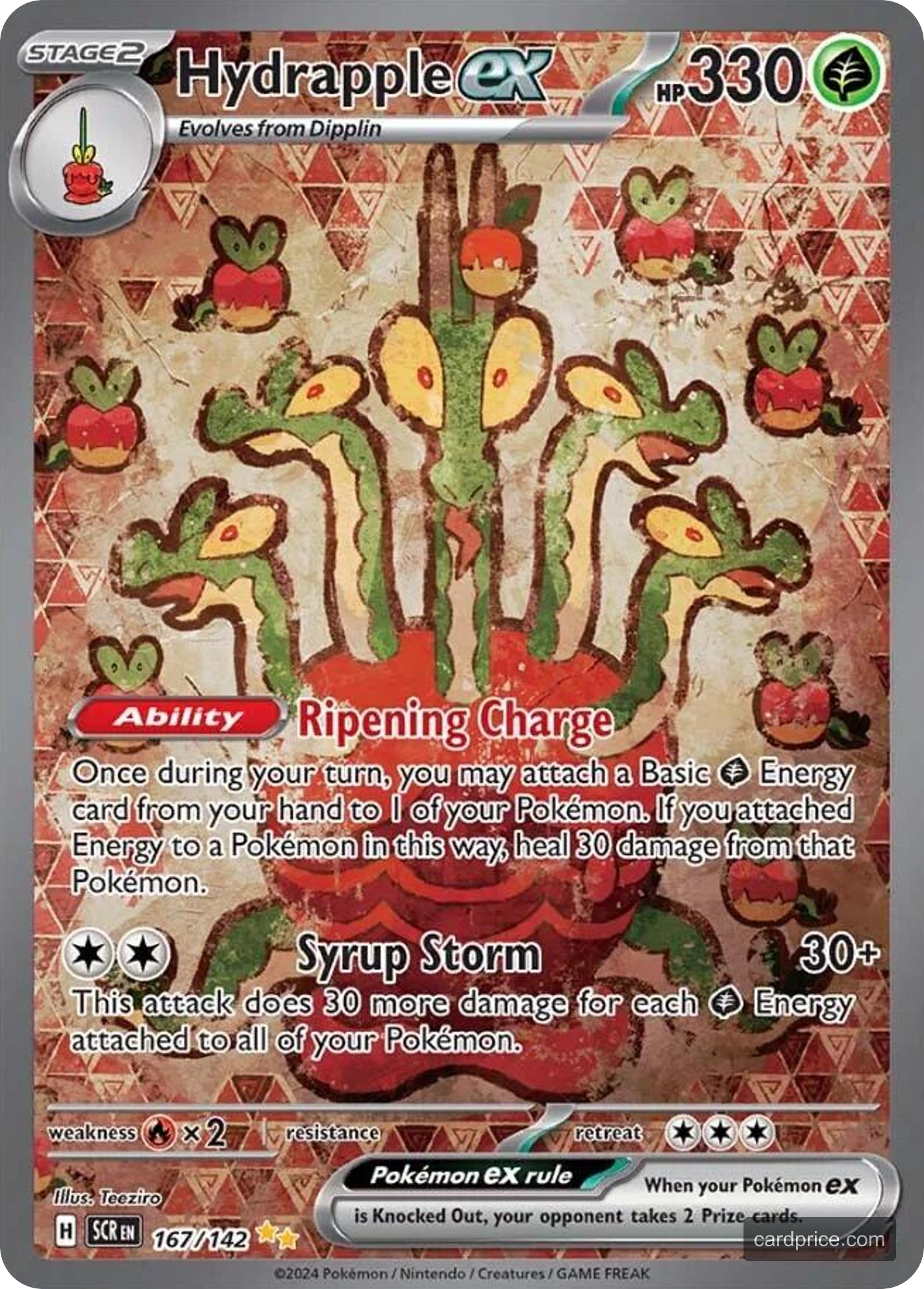 Hydrapple ex — the most valuable Hydrapple card