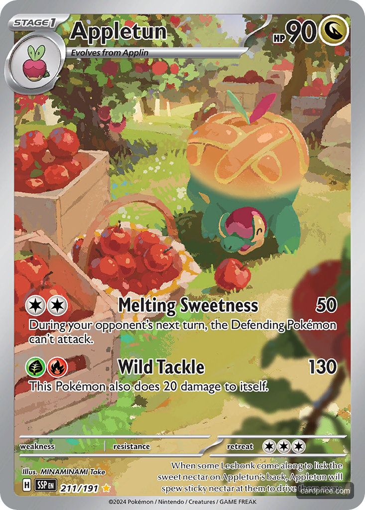 Appletun — the most valuable Appletun card
