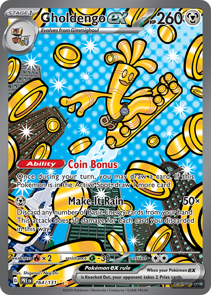 Gholdengo ex — the most valuable Gholdengo card