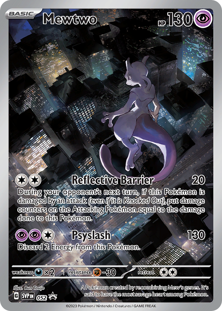 Mewtwo #52/215 Scarlet & Violet Black Star Promos Pokémon card