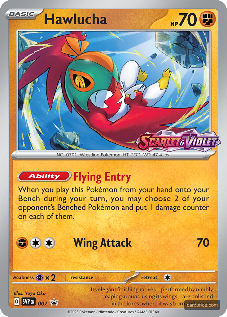 Hawlucha — the most valuable Hawlucha card