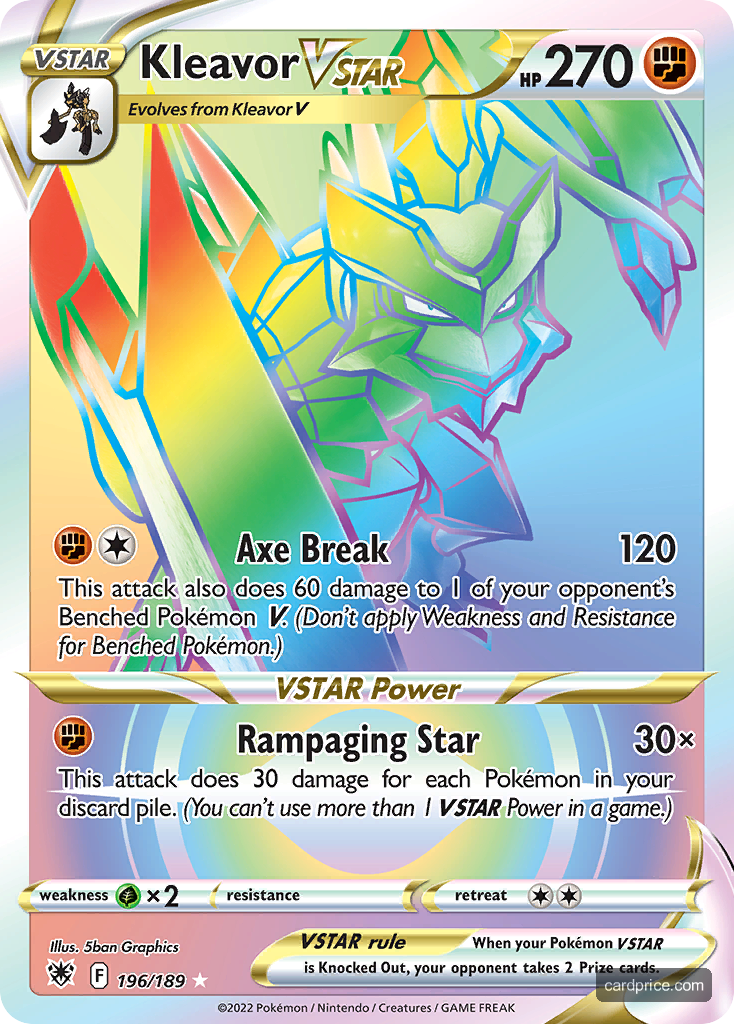Kleavor VSTAR — the most valuable Kleavor card