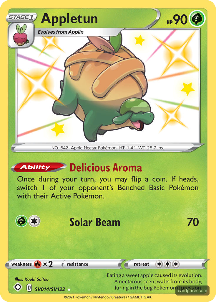 Appletun — the most valuable Appletun card