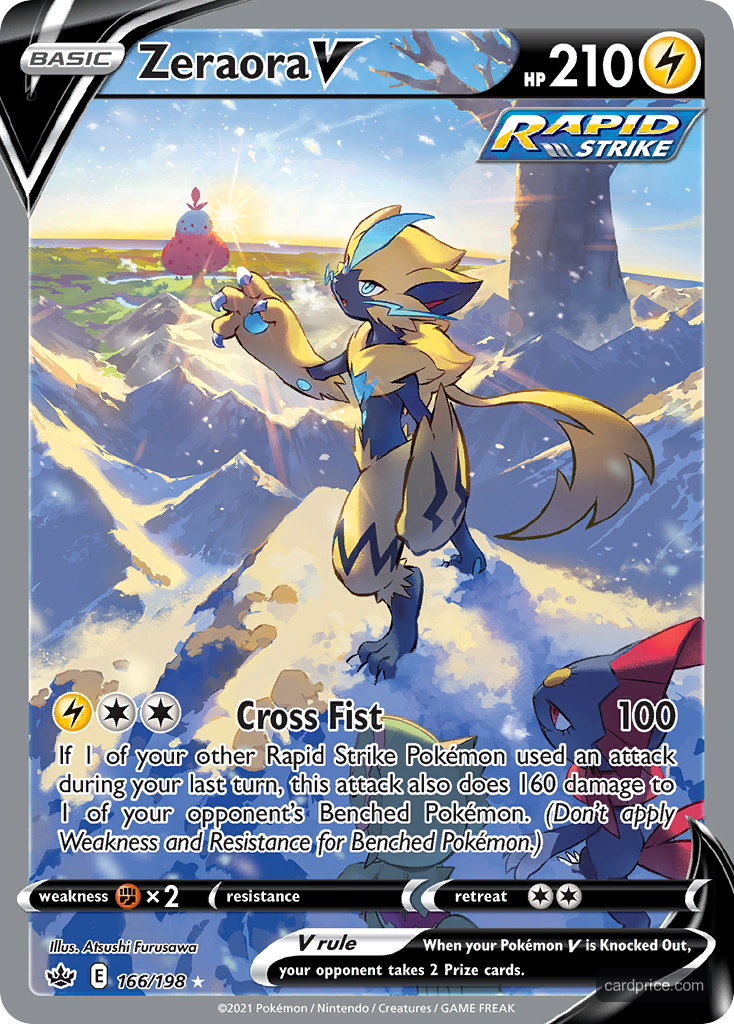 Zeraora V — the most valuable Zeraora card