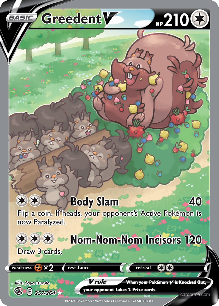 Greedent V — the most valuable Greedent card