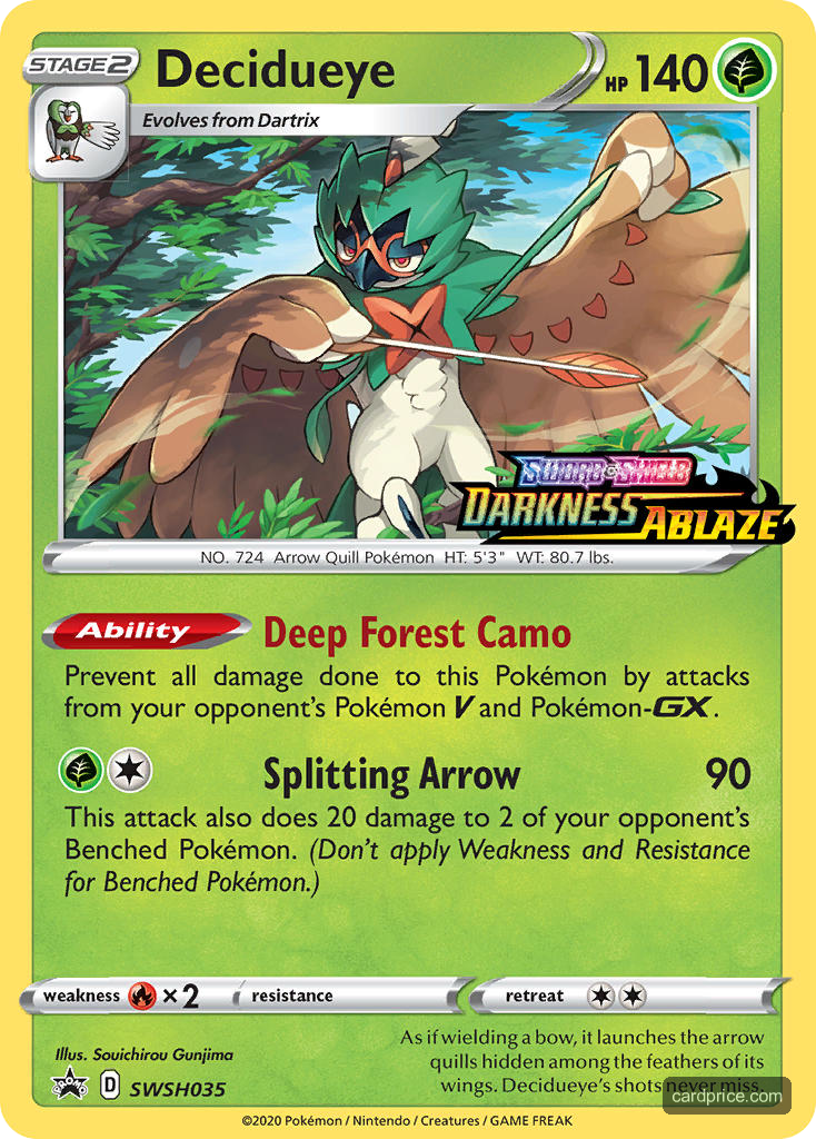 Decidueye — the most valuable Decidueye card