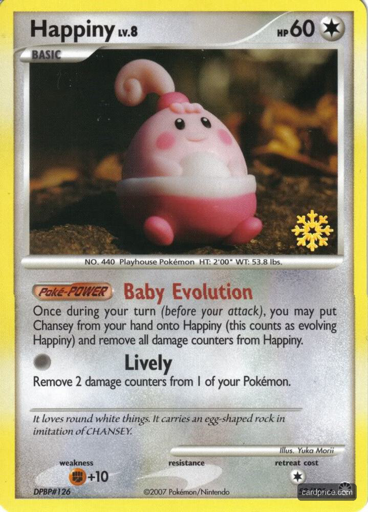 Happiny — the most valuable Happiny card