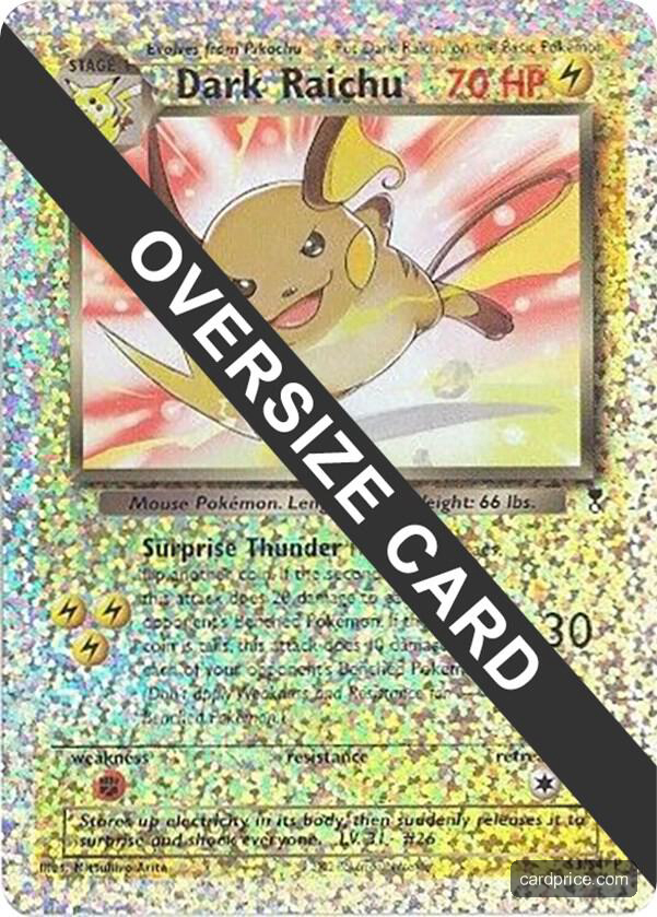 Dark Raichu — the most valuable Raichu card