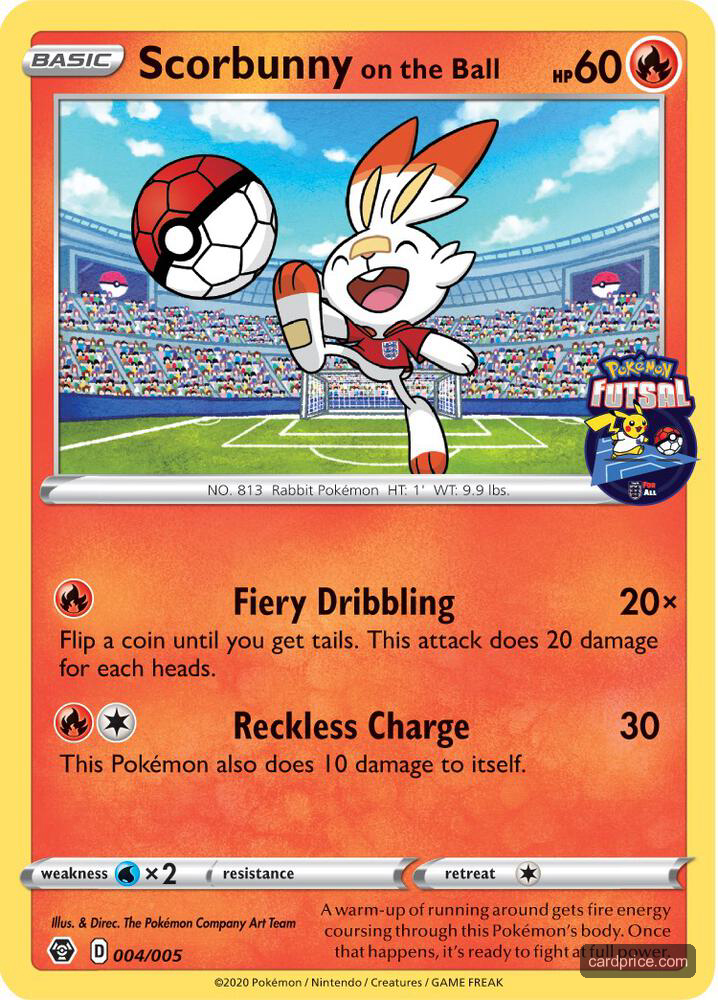 Scorbunny on the Ball — the most valuable Scorbunny card