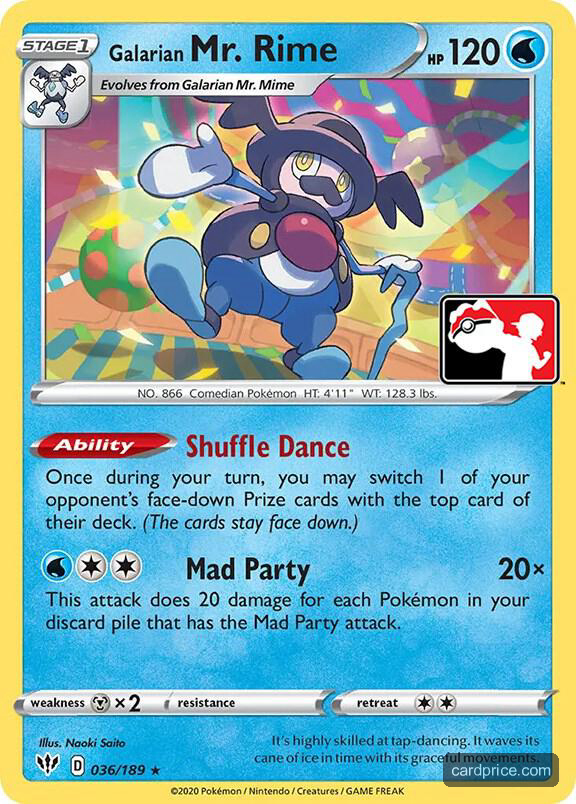 Galarian Mr. Rime — the most valuable Mr. Rime card