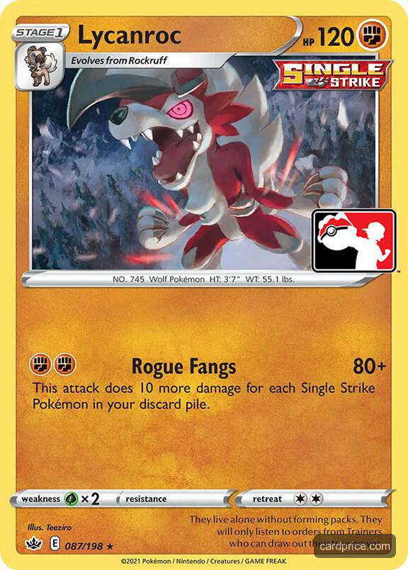 Lycanroc — the most valuable Lycanroc card