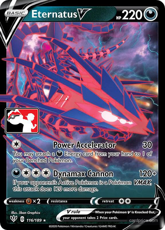 Eternatus V — the most valuable Eternatus card
