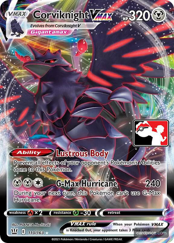 Corviknight VMAX — the most valuable Corviknight card