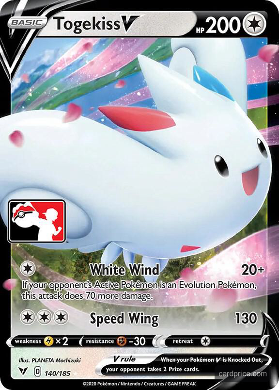 Togekiss V — the most valuable Togekiss card