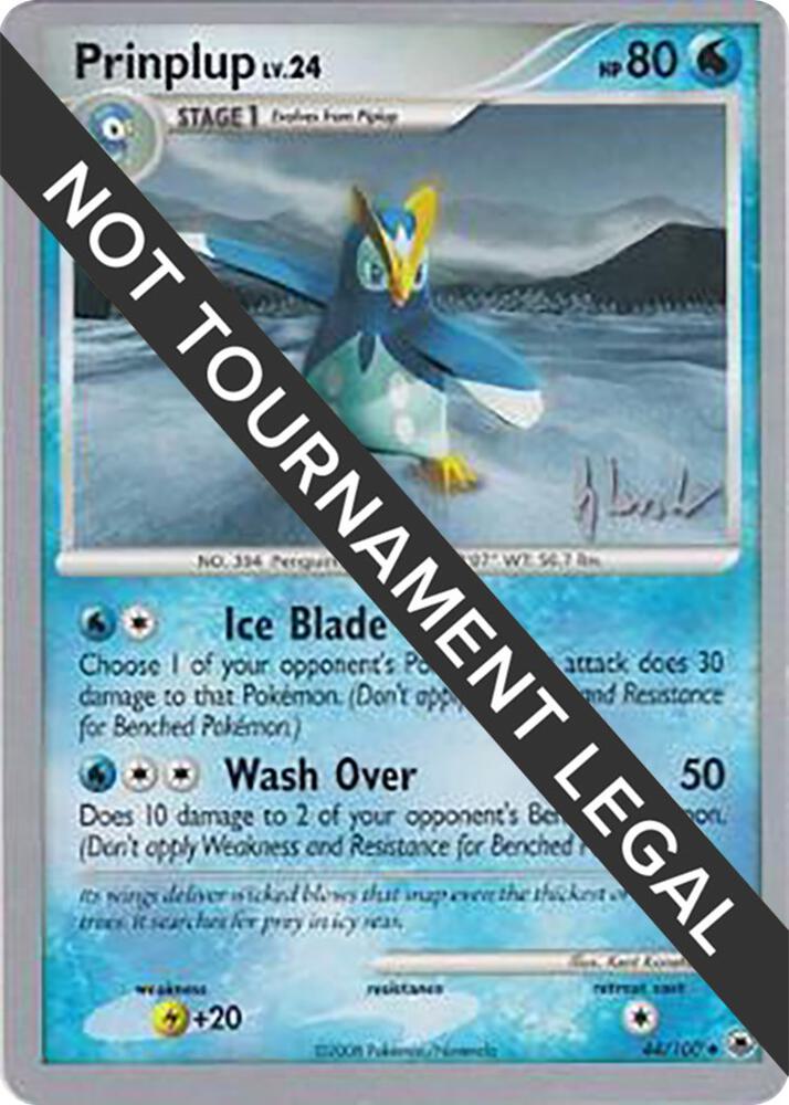 Prinplup (44) - 2008 — the most valuable Prinplup card