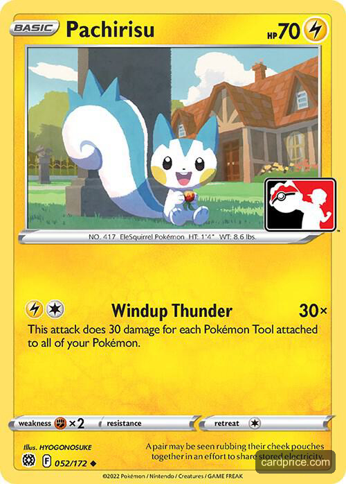 Pachirisu — the most valuable Pachirisu card