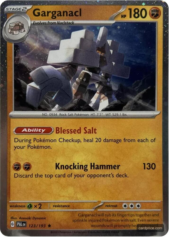 Garganacl — the most valuable Garganacl card