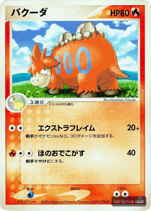 Camerupt — the most valuable Camerupt card